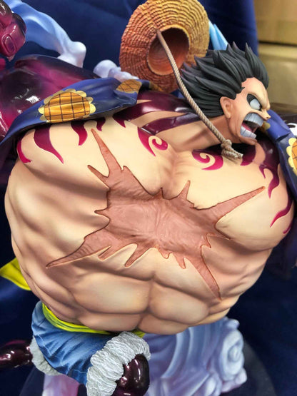 One Piece MegaHouse Monkey D. Luffy Portrait Of Pirates "SA-MAXIMUM" Gear Fourth Boundman Ver.2 Licensed PVC Figure