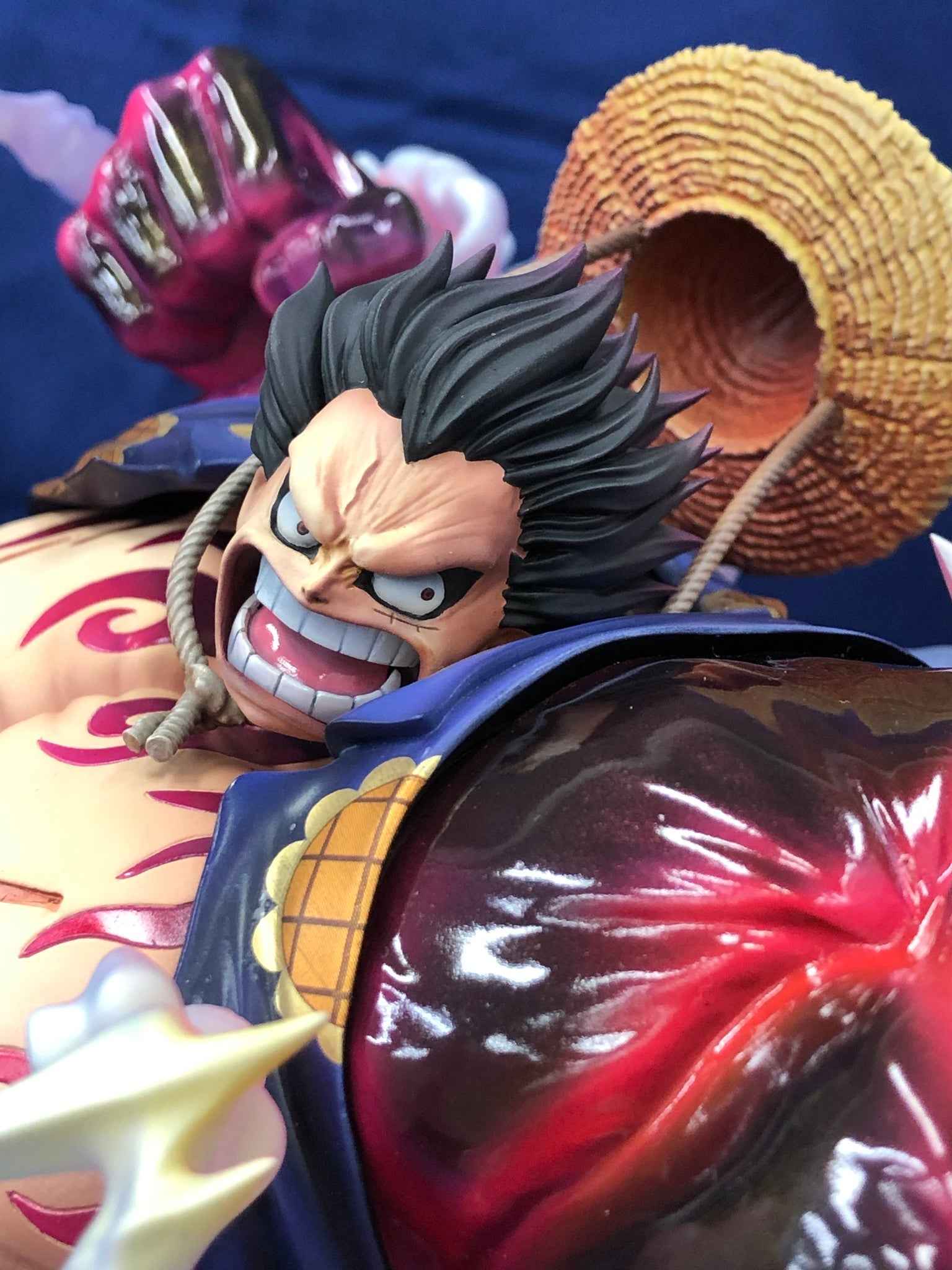 One Piece MegaHouse Monkey D. Luffy Portrait Of Pirates "SA-MAXIMUM" Gear Fourth Boundman Ver.2 Licensed PVC Figure