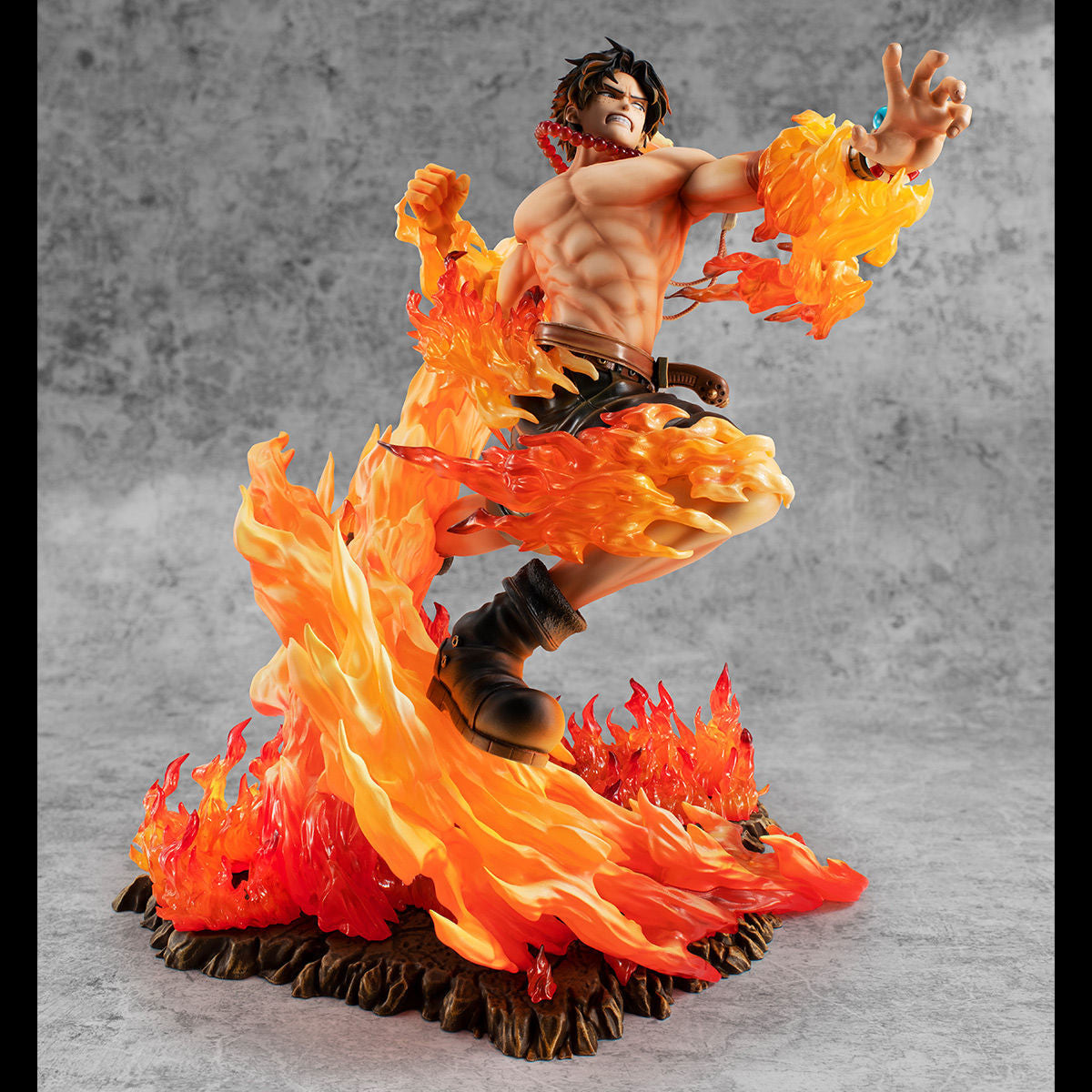 One Piece Megahouse Portgas D. Ace Portrait Of Pirates Maximum 15th Limited Ver. Licensed PVC Figure