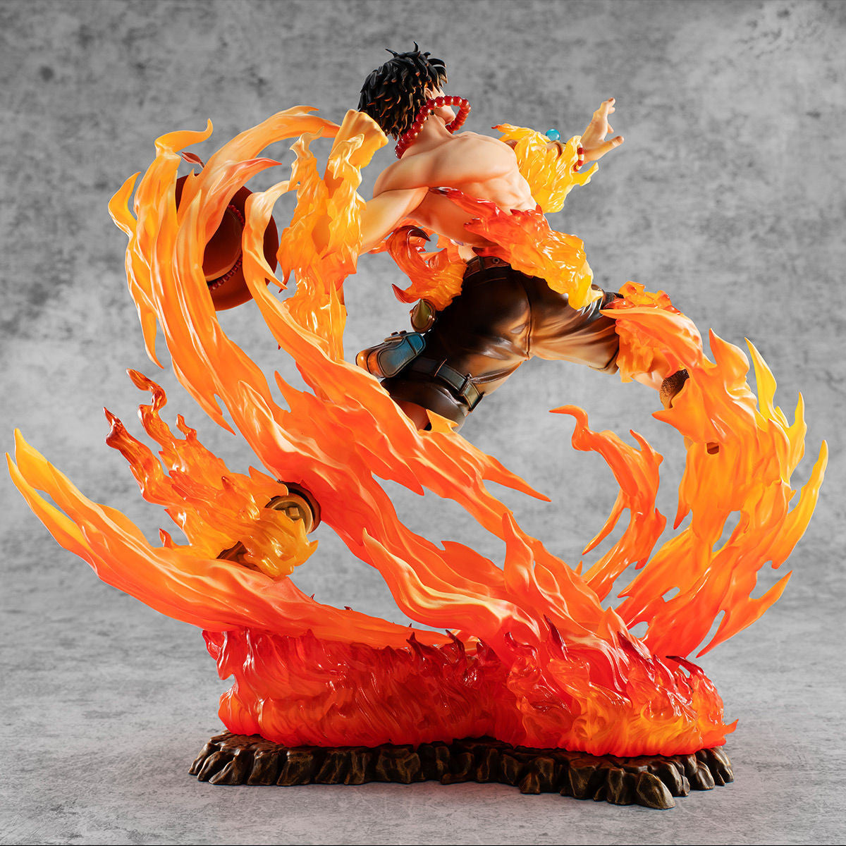 One Piece Megahouse Portgas D. Ace Portrait Of Pirates Maximum 15th Limited Ver. Licensed PVC Figure