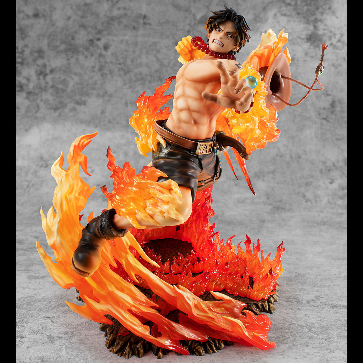 One Piece Megahouse Portgas D. Ace Portrait Of Pirates Maximum 15th Limited Ver. Licensed PVC Figure
