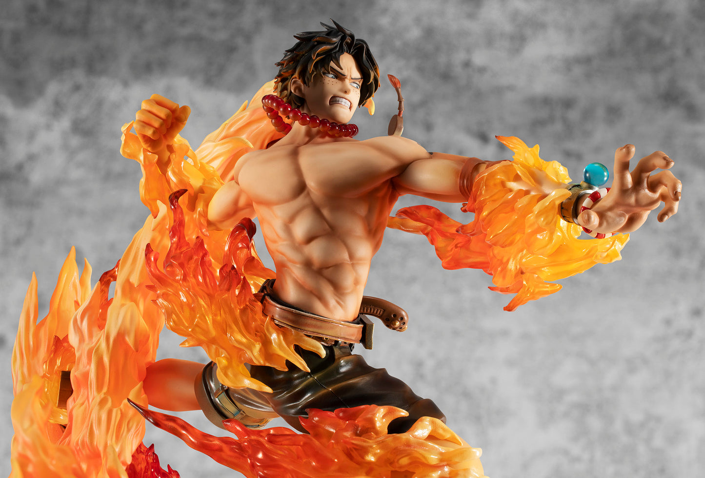 One Piece Megahouse Portgas D. Ace Portrait Of Pirates Maximum 15th Limited Ver. Licensed PVC Figure