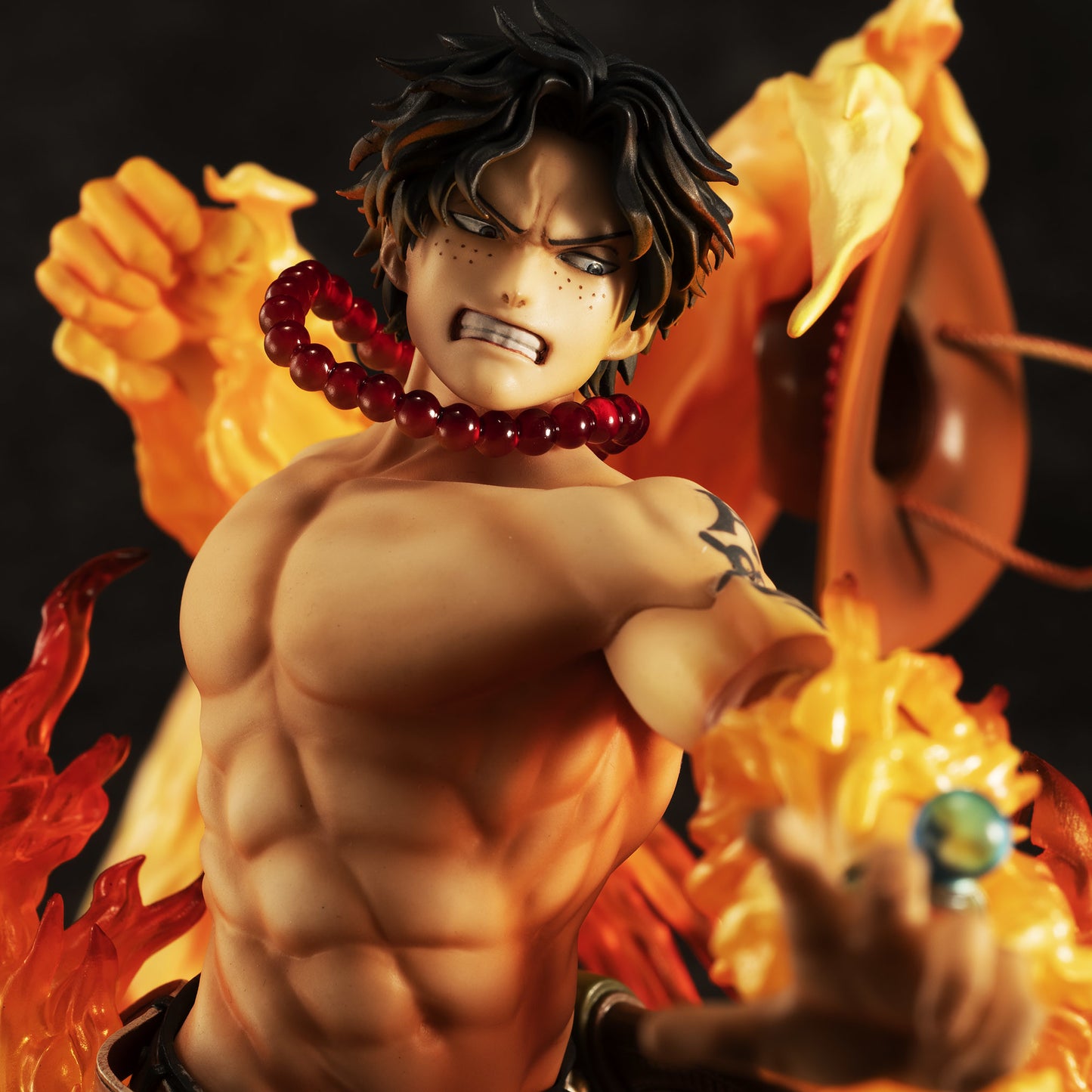 One Piece Megahouse Portgas D. Ace Portrait Of Pirates Maximum 15th Limited Ver. Licensed PVC Figure