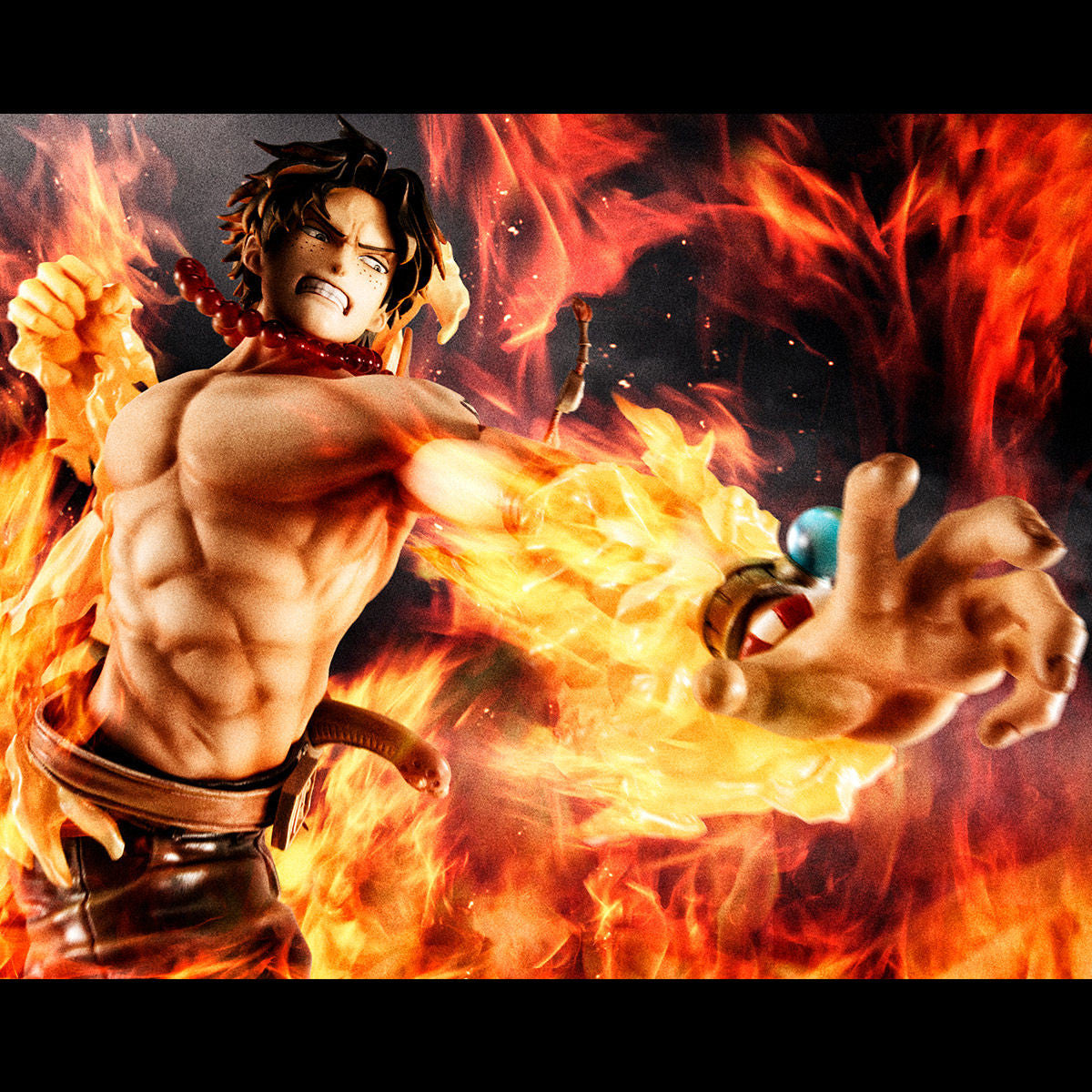 One Piece Megahouse Portgas D. Ace Portrait Of Pirates Maximum 15th Limited Ver. Licensed PVC Figure