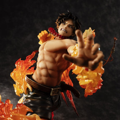 One Piece Megahouse Portgas D. Ace Portrait Of Pirates Maximum 15th Limited Ver. Licensed PVC Figure
