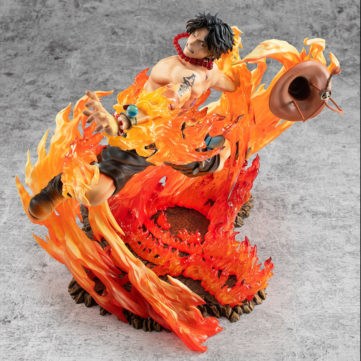 One Piece Megahouse Portgas D. Ace Portrait Of Pirates Maximum 15th Limited Ver. Licensed PVC Figure