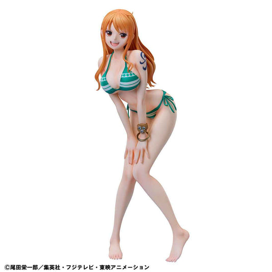 One Piece Megahouse & FREEing Nami B-style Swimsuit Ver. 1/4 Licensed PVC Figure