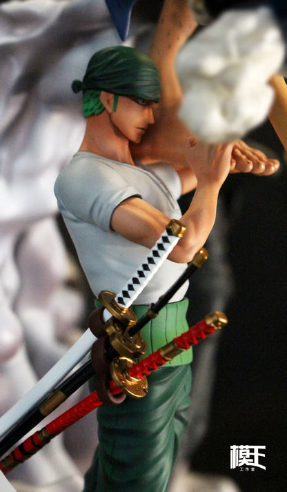 One Piece Mo Wang Studio Super Pirate Six God Chopper & Zoro & Sanji & Franky & Usopp Resin Statue