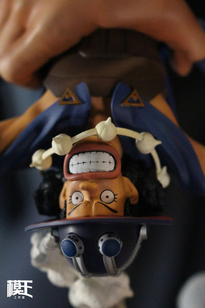 One Piece Mo Wang Studio Super Pirate Six God Chopper & Zoro & Sanji & Franky & Usopp Resin Statue