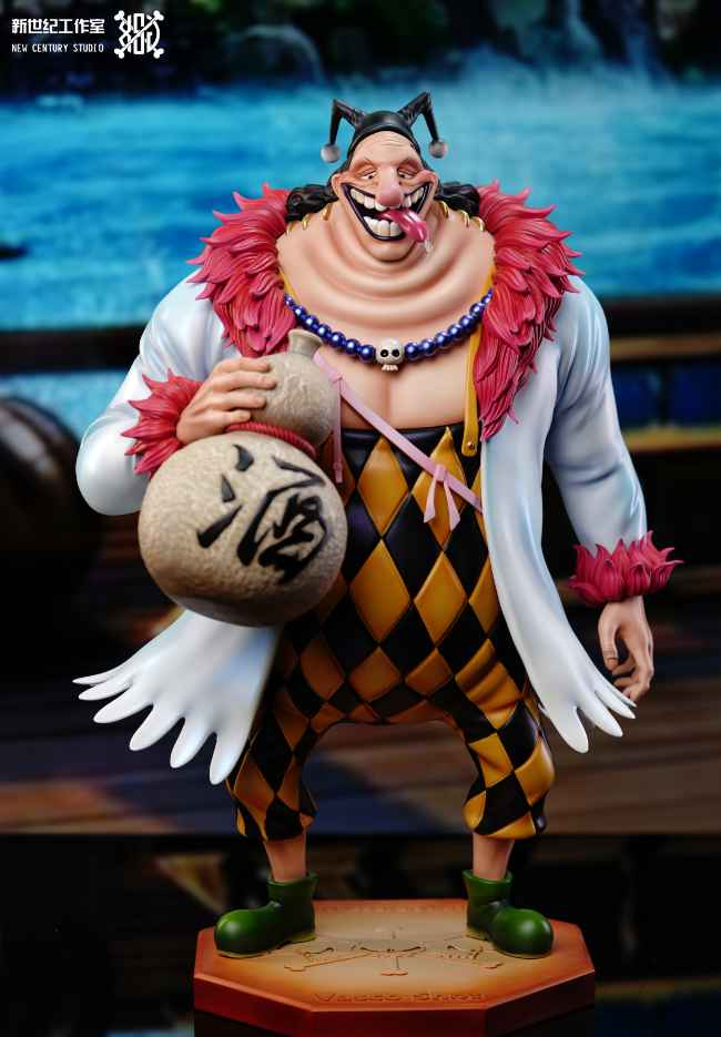 One Piece New Century Studio Kuzan x Jesus Burgess x Vasco Shot x Doc Q x Sanjuan Wolf Resin Statue