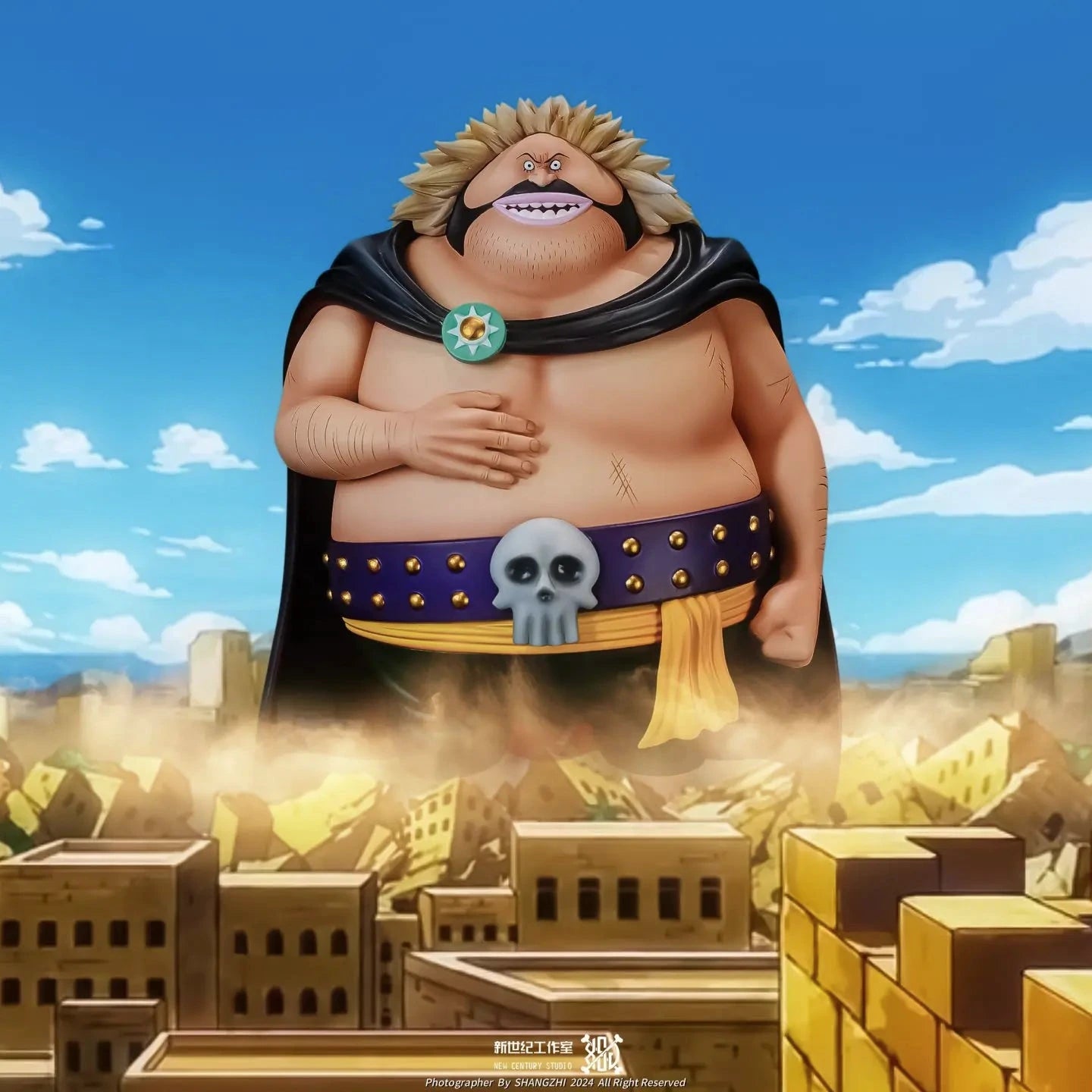 One Piece New Century Studio Sanjuan Wolf A Ver. Resin Statue