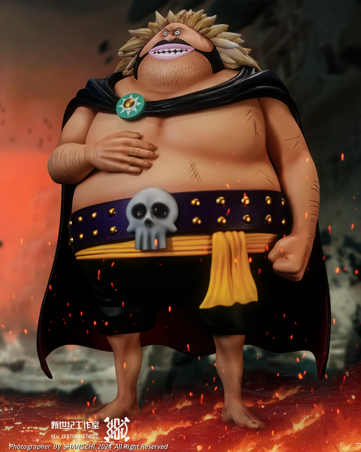 One Piece New Century Studio Sanjuan Wolf A Ver. Resin Statue