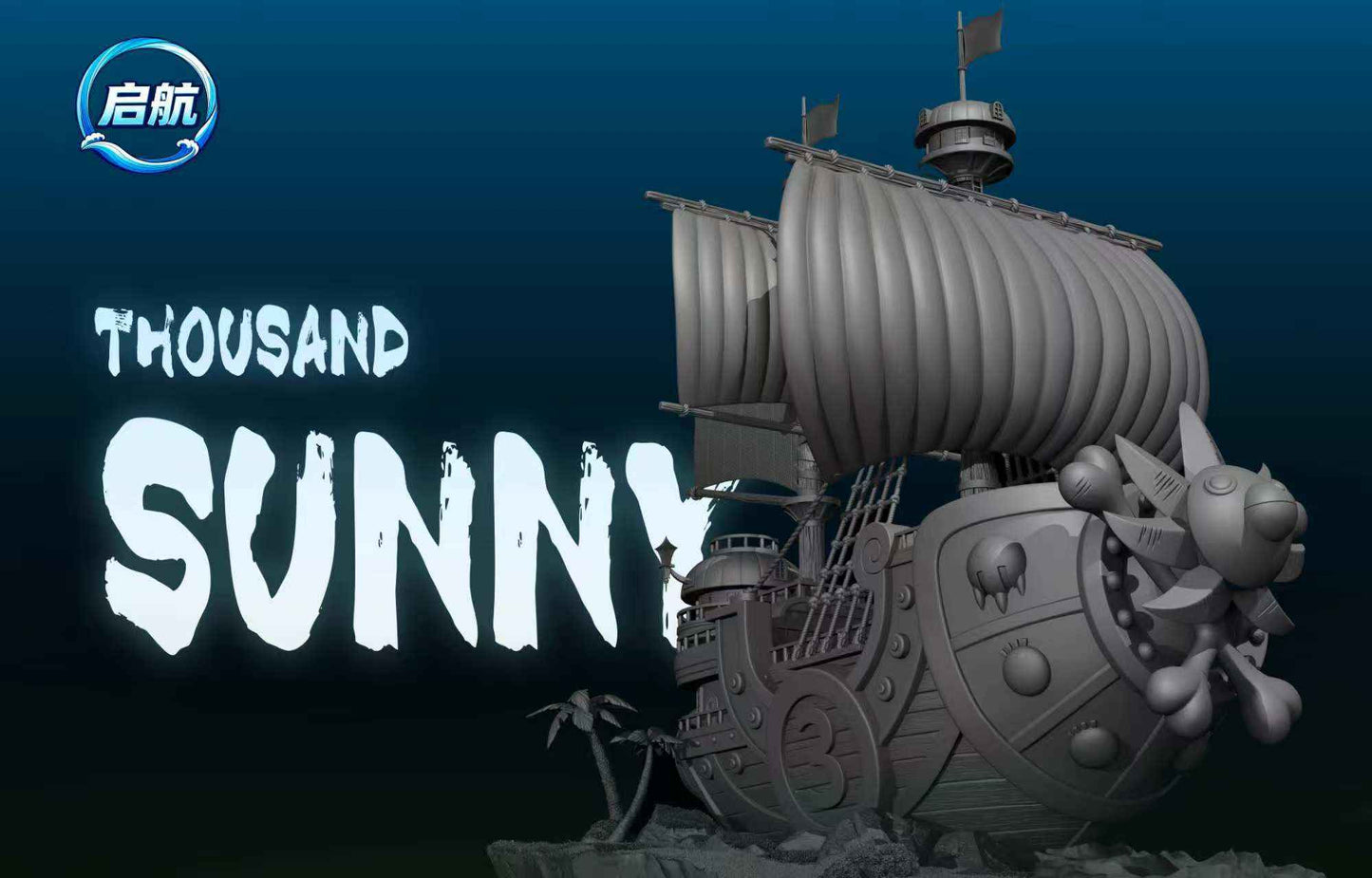 One Piece Qi Hang Studio Thousand Sunny Resin Statue