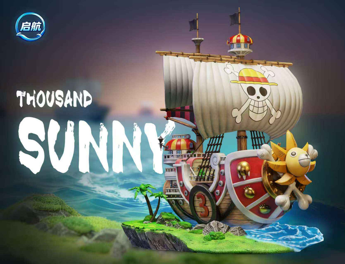 One Piece Qi Hang Studio Thousand Sunny Resin Statue