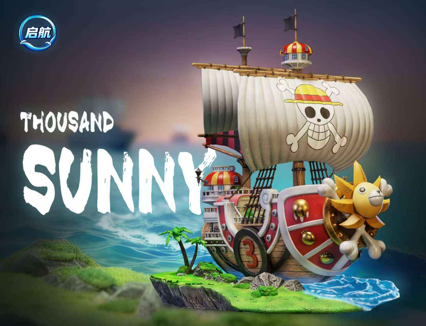 One Piece Qi Hang Studio Thousand Sunny Resin Statue