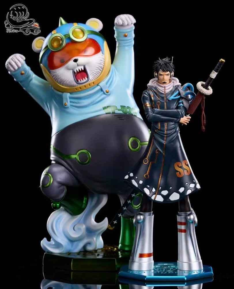 One Piece RZ Studio Egghead Trafalgar D. Water Law & Bepo Resin Statue