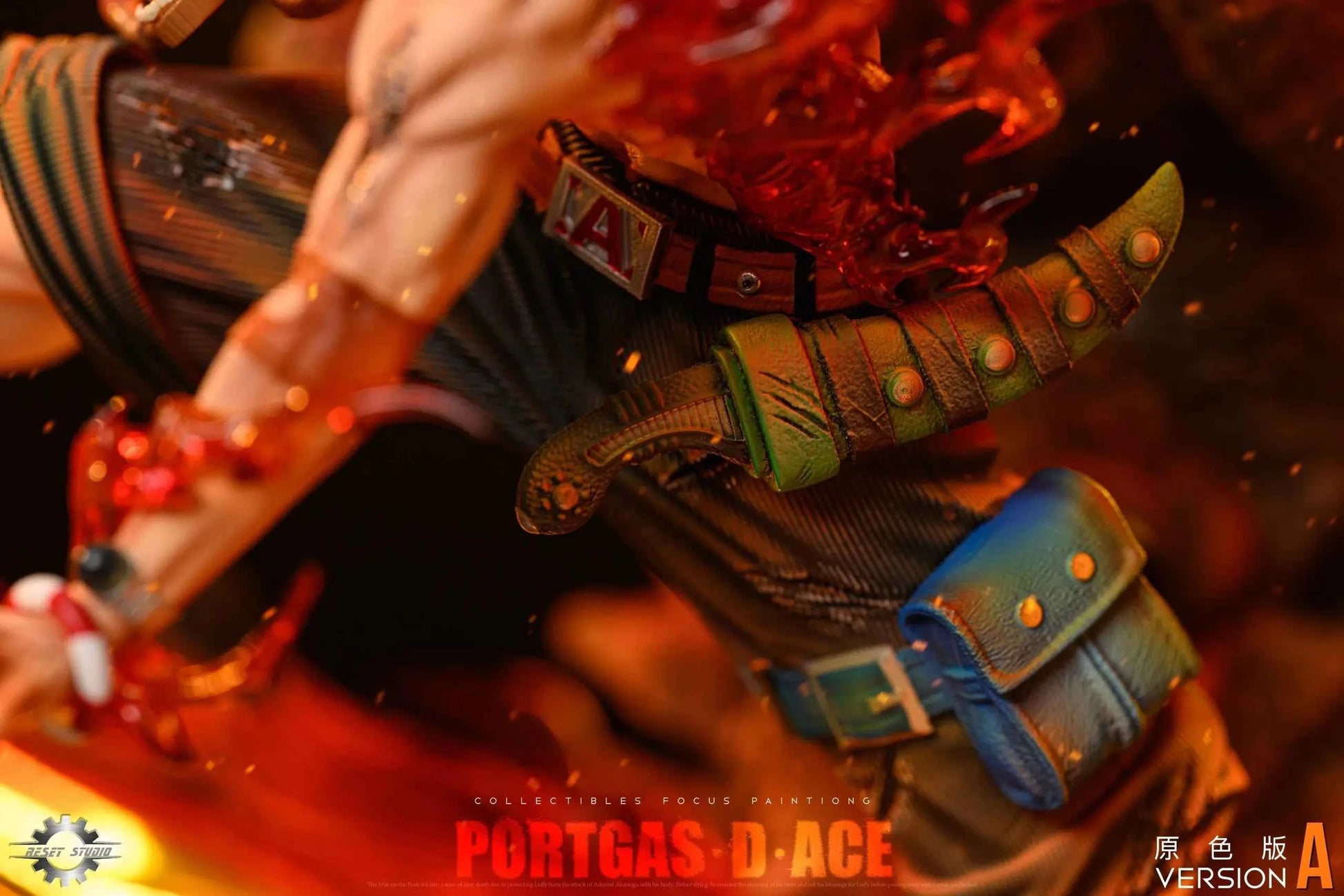 One Piece Reset Studio Portgas D. Ace Resin Statue