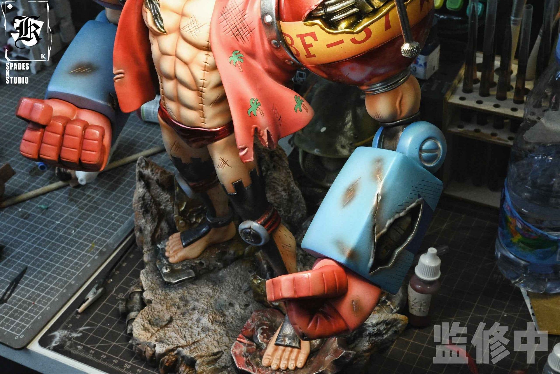 One Piece SPK x Long Hu Studio Franky 2.0 Resin Statue