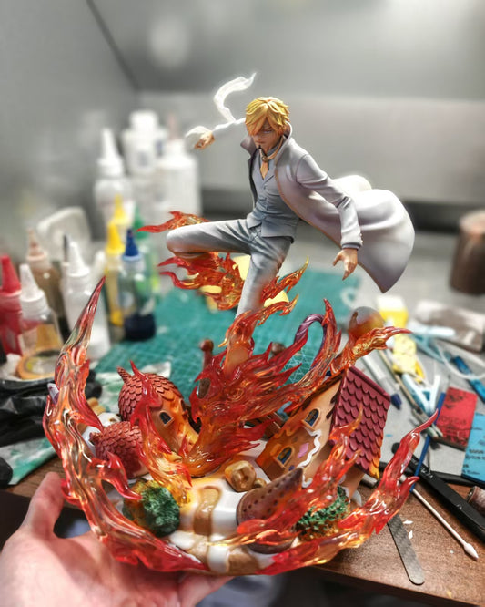 One Piece SQ Studio Vinsmoke Sanji Resin Statue