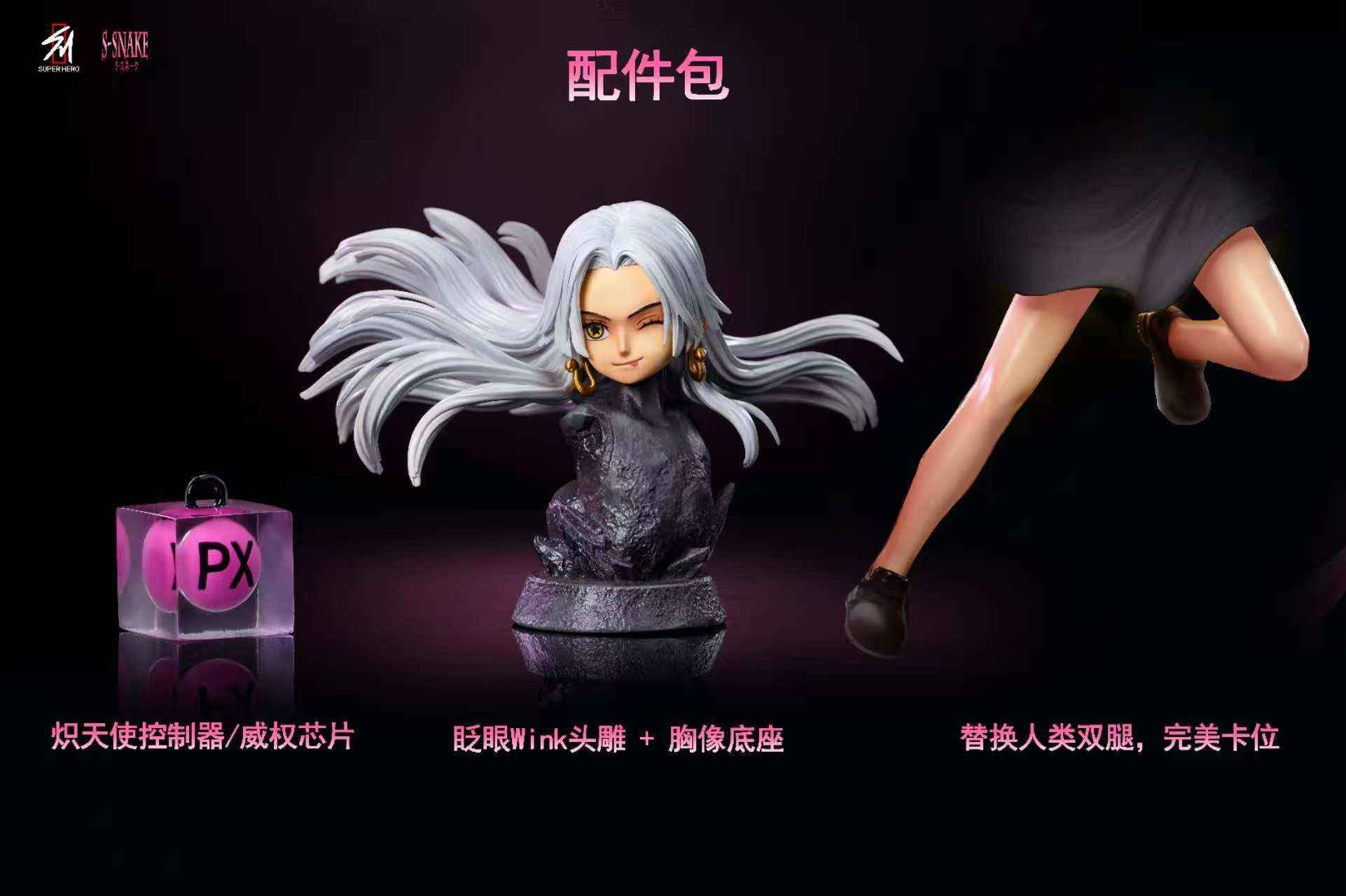 One Piece SUPER HERO Studio Boa Hancock Seraphim Empress S-Snake Resin Statue