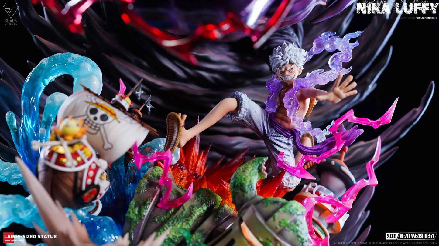 One Piece Seven Studio Monkey D. Luffy Nika Resin Statue