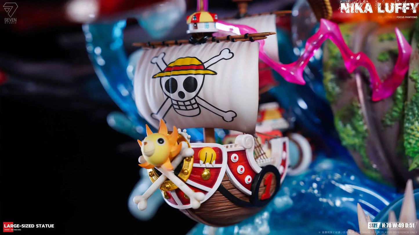 One Piece Seven Studio Monkey D. Luffy Nika Resin Statue