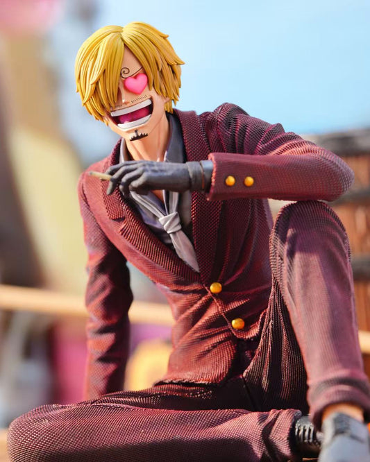 One Piece Sheep Studio Sitting Vinsmoke Sanji Resin Statue