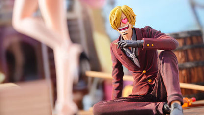 One Piece Sheep Studio Sitting Vinsmoke Sanji Resin Statue