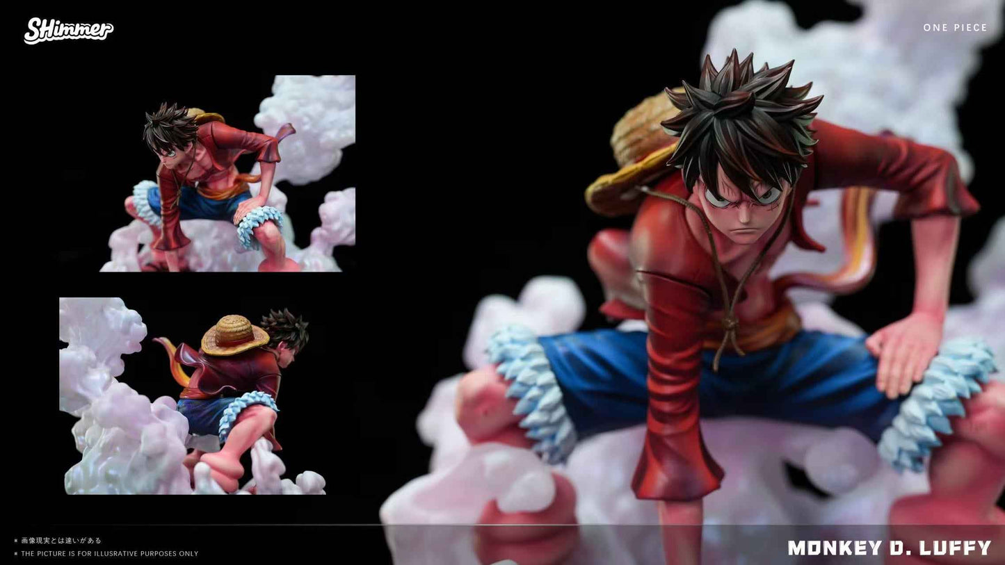 One Piece Shimmer Studio Monkey D. Luffy Gear 2nd Resin Statue