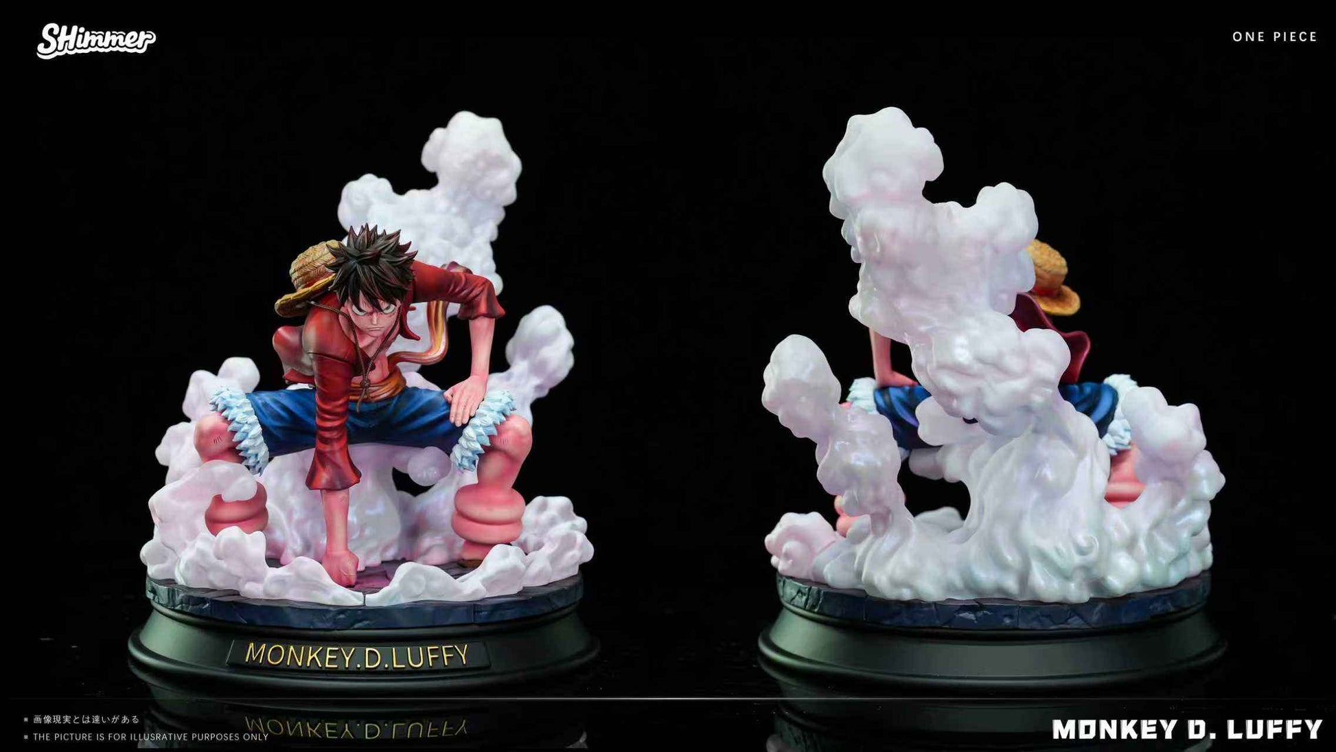 One Piece Shimmer Studio Monkey D. Luffy Gear 2nd Resin Statue