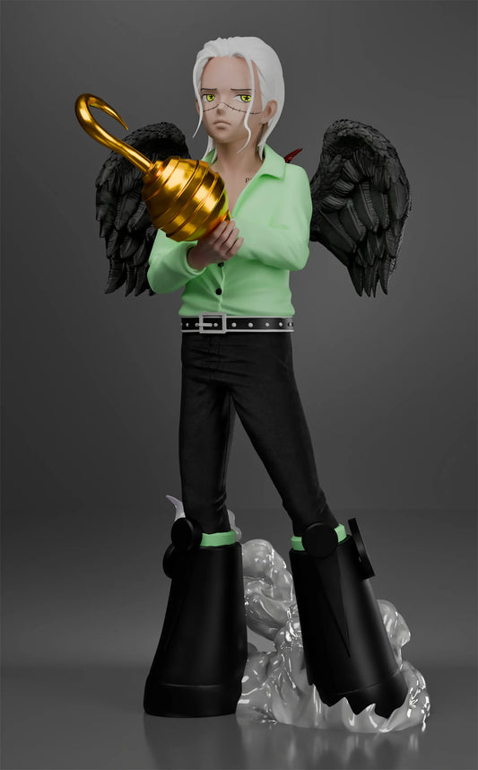 One Piece Super Guai Studio Seraphim Crocodile Resin Statue
