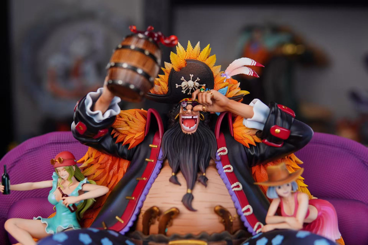 One Piece Tian Xie She Studio Blackbeard Marshall D Teach Resin Statue