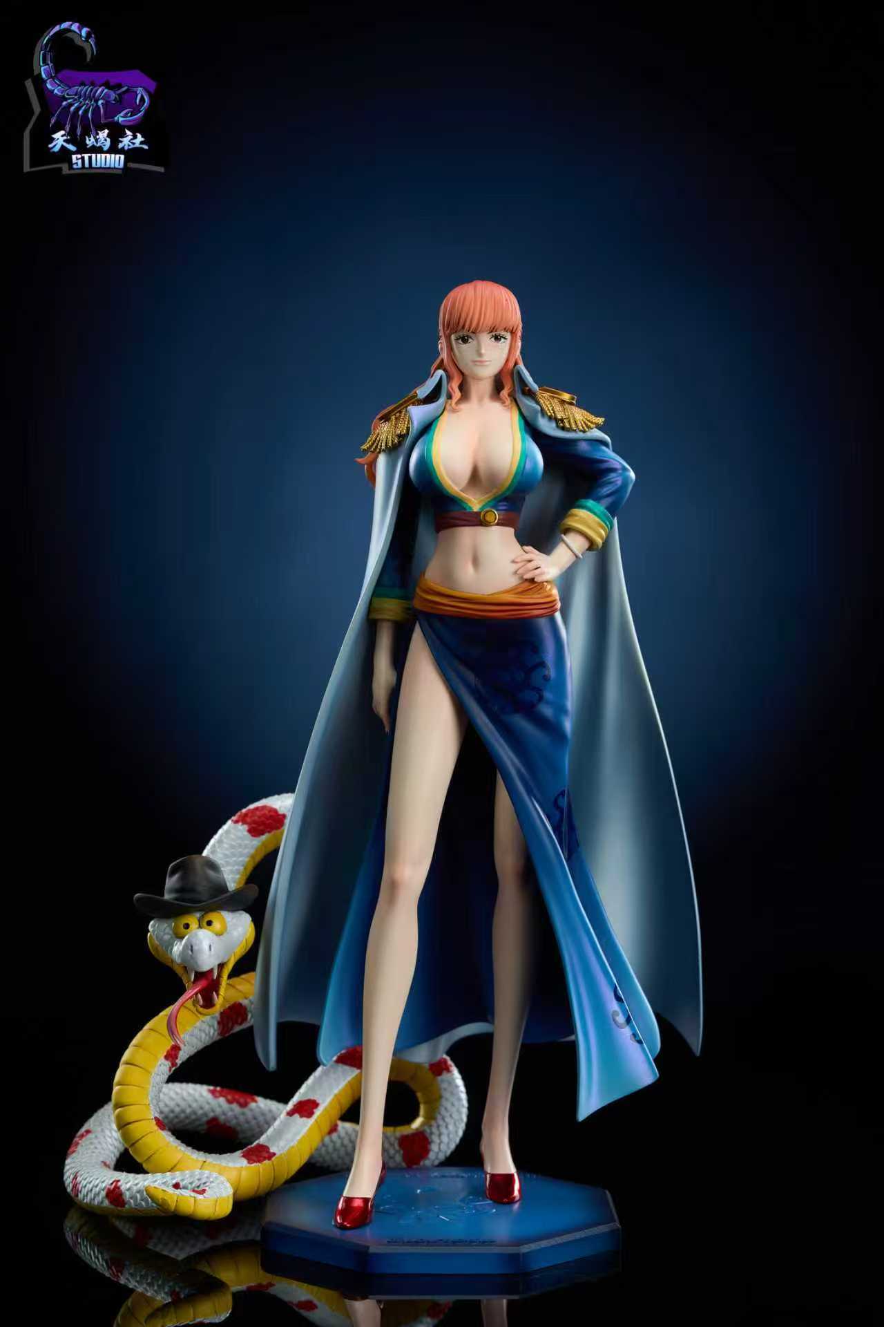 One Piece Tian Xie She Studio Rocks Pirates Set Resin Statue