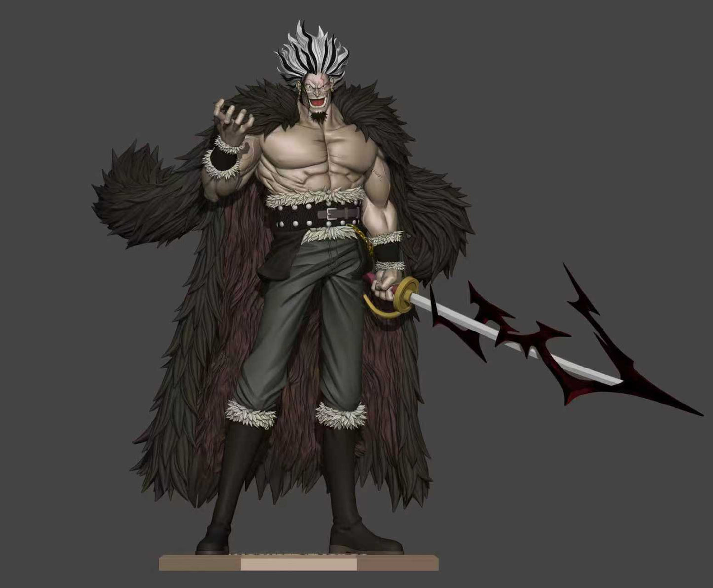 One Piece Tian Xie She Studio Rocks Pirates Set Resin Statue