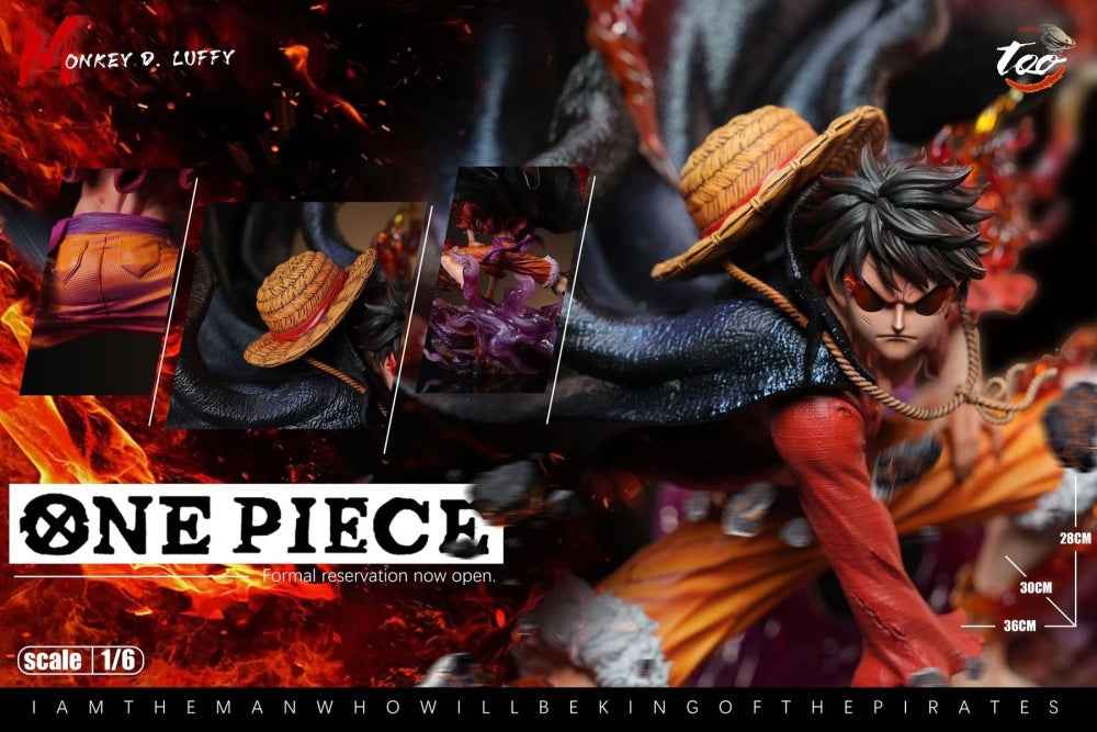 One Piece Too Studio Monkey D. Luffy Onigashima Resin Statue