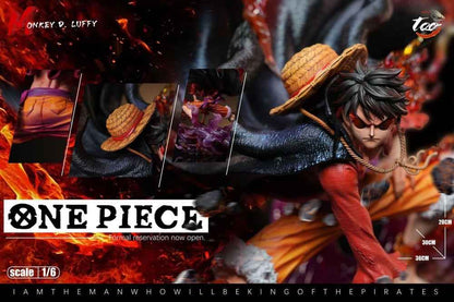 One Piece Too Studio Monkey D. Luffy Onigashima Resin Statue