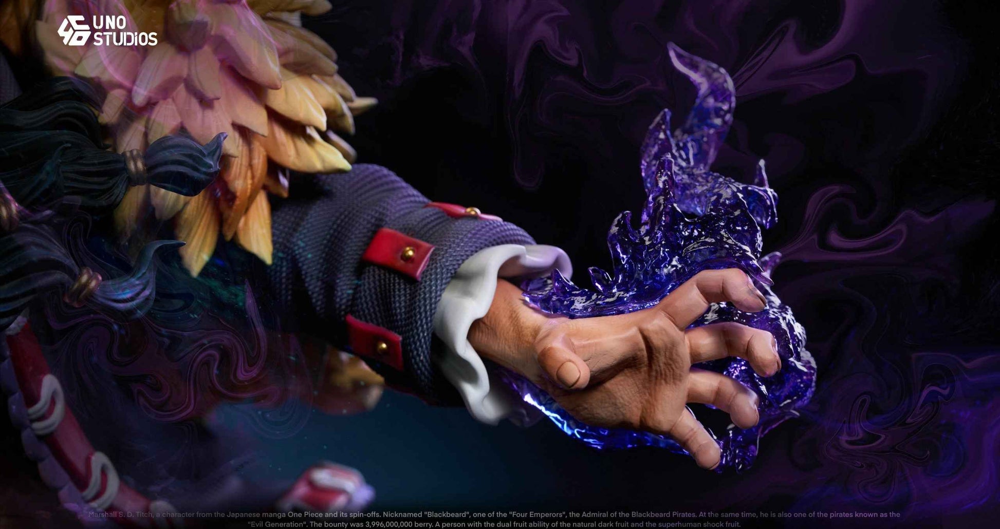 One Piece UNO Studio Marshall D. Teach Blackbeard bust Resin Statue