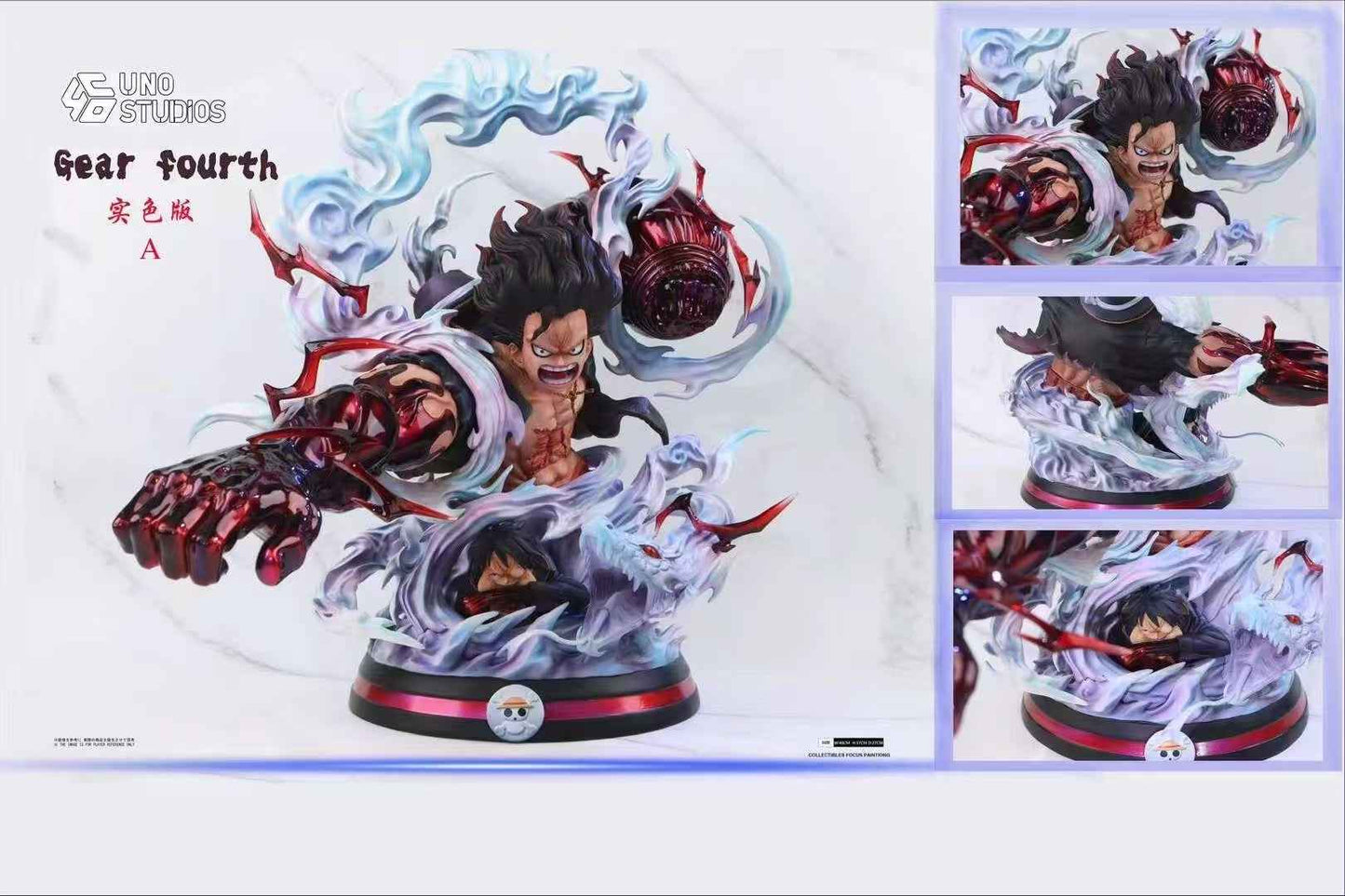 One Piece UNO Studio Monkey D. Luffy Snake Man Gear 4th Bust Resin Statue