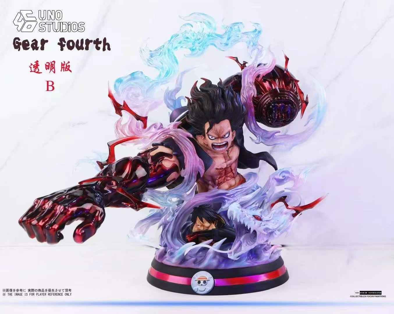 One Piece UNO Studio Monkey D. Luffy Snake Man Gear 4th Bust Resin Statue