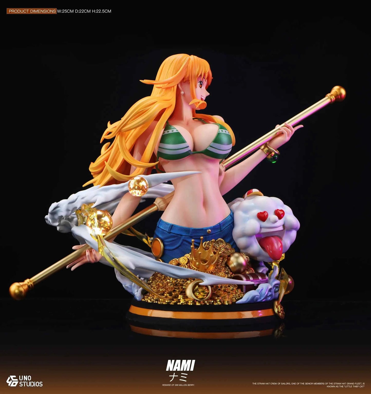 One Piece UNO Studio Nami Bust Resin Statue
