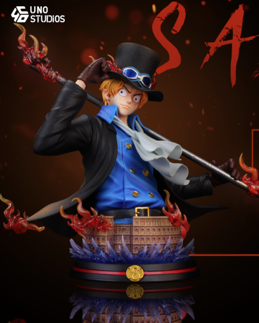 One Piece UNO Studio Sabo Bust 1/4 Resin Statue