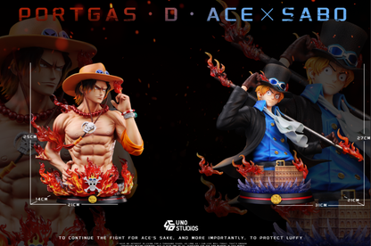 One Piece UNO Studio Sabo Bust 1/4 Resin Statue