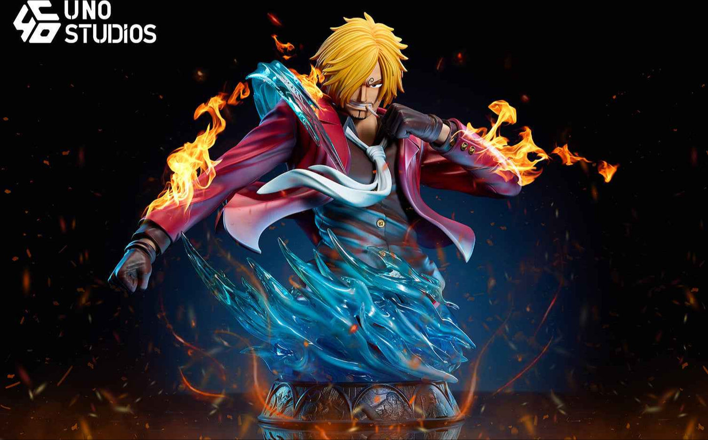 One Piece UNO Studio Vinsmoke Sanji Bust Resin Statue