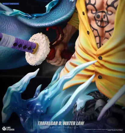 One Piece UNO Studio Trafalgar D. Water Law 1/4 Bust Resin Statue