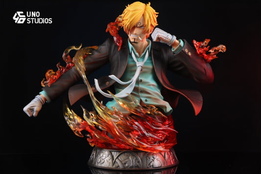 One Piece UNO Studio Vinsmoke Sanji Bust Resin Statue