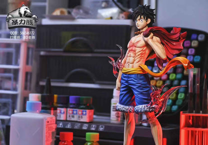 One Piece Violent Bear Studio Monkey D. Luffy Resin Statue