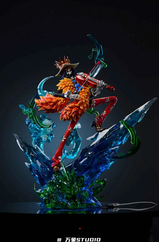 One Piece Wan Xiang Studio Brook Two Years Later Resin Statue
