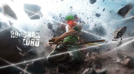 One Piece YE Studio Shishi Sonson Roronoa Zoro Resin Statue