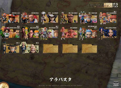 One Piece YZ Studio Baroque Works Mr. 8 Igaram Resin Statue