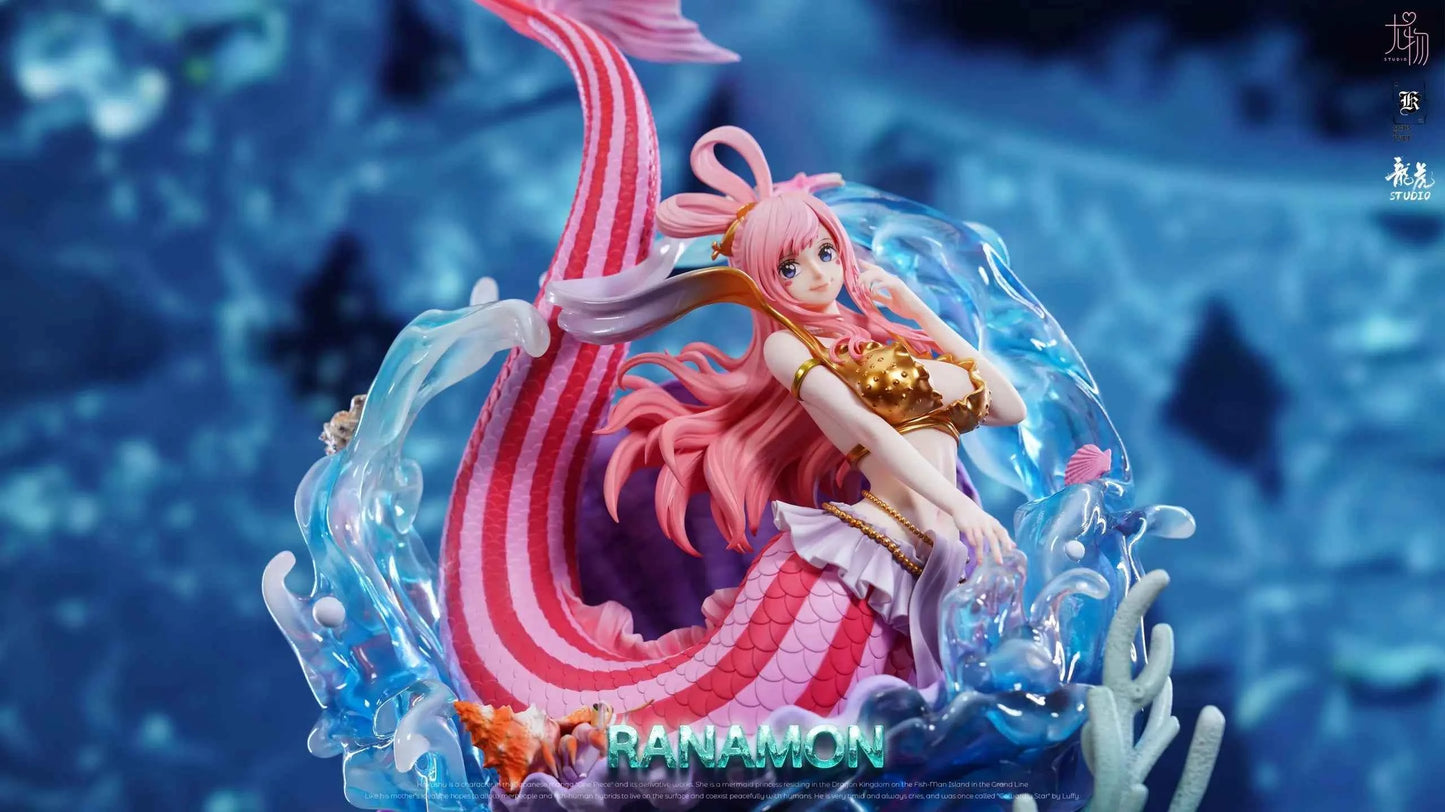 One Piece You Wu & Spades K & Long Hu Studio Shirahoshi Resin Statue